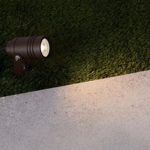 Proiector cu Tarus iluminat exterior decorativ IP65 GES maro corten - Img 7