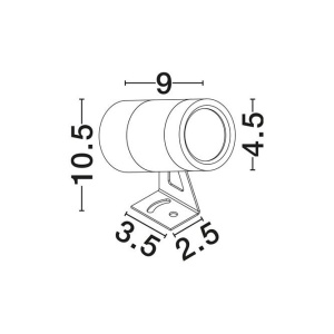 Proiector exterior IP68 3000K IK10 TEJO - Img 2