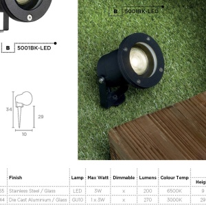 Proiector LED pentru iluminat exterior IP65 Outdoor 6223SS SRT 74996 universul-luminii.ro