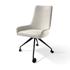 Scaun cu roti design elegant Diane - Img 6