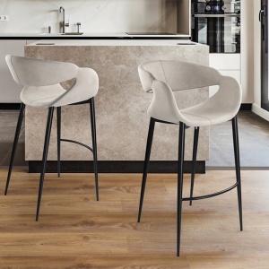Scaun de bar design elegant Giro II - Img 3