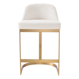 Scaun de bar design LUX, Counter Stool Condos alb - Img 2