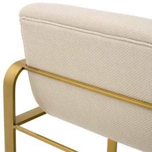 Scaun de bar elegant design LUX Olsen, scalea sand - Img 8