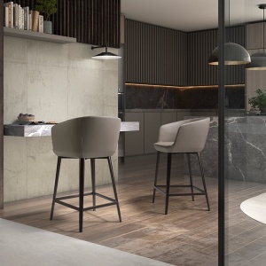 Scaun de bar stil avangardist Grey Stool - Img 4
