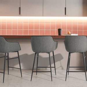 Scaun de bar tapitat design italian Tomika - Img 7
