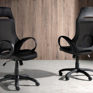 Scaun de birou elegant Black AC 4074-MLM611436 - Img 6