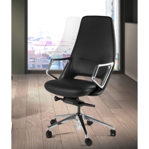 Scaun de birou modern piele sintetica Black