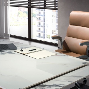 Scaun de birou pivotant design LUX Brown - Img 3