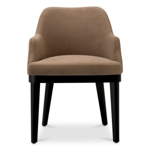 Scaun design LUX cu raft lateral Costa, Sabino brown - Img 3