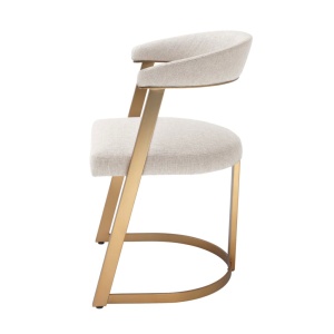 Scaun design LUX finisaj alama cu sezut si spatar tapitat Dexter 111473 HZ - Img 3