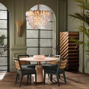 Scaun design LUX, Lemn, Piele Naturala, Luberon - Img 2