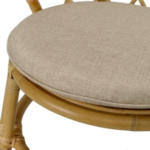 Scaun din ratan natural design LUX Alvaro - Img 7
