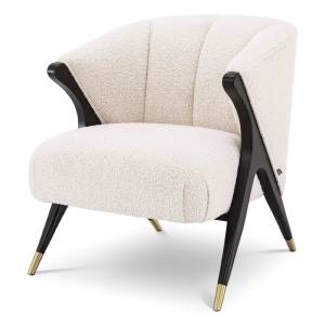 Scaun LUX design modern Pavone boucle cream