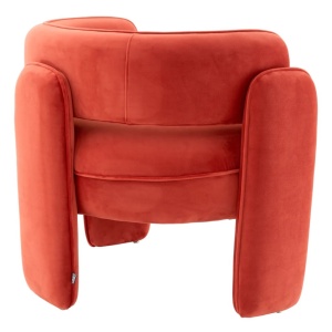 Scaun modern design LUX Chaplin, Savona orange - Img 4