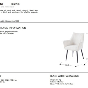 Scaun modern design LUX Sima - Img 7
