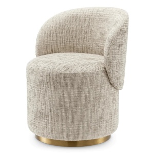 Scaun pivotant modern design LUX Chair Greer, Creststone beige