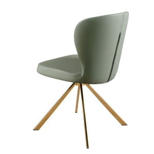 Scaun pivotant piele sintetica verde deschis Chair - Img 4