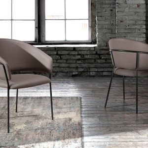 Scaun tapitat design italian Oretha AC 4088-F3236 - Img 7