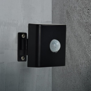 Senzor de miscare si lumina amurg pentru iluminat inteligent cu baterii IP54 Smart Black 133066 universul-luminii.ro