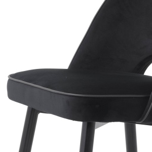 Set de 2 scaune design elegant Cliff, negru 114401 HZ - Img 6