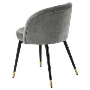 Set de 2 scaune design LUX Chloe, gri 114528 HZ - Img 4