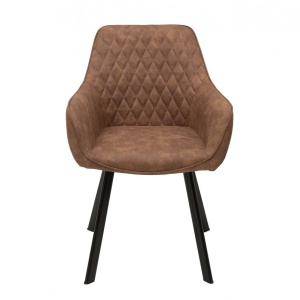 Set de 2 scaune Palermo, maro deschis A-39344 VC