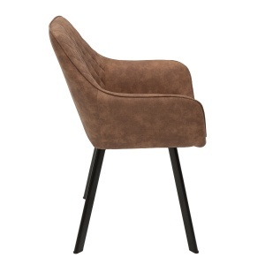 Set de 2 scaune Palermo, maro deschis A-39344 VC - Img 2