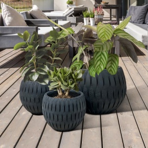 Set de 3 jardiniere decorative Yuca - Img 3