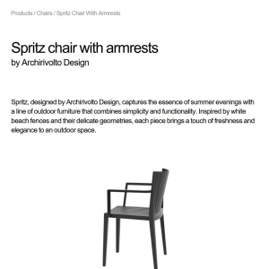 Set de 4 Scaune moderne cu brate de exterior / interior design premium SPRITZ CHAIR 56015 Vondom - Img 4