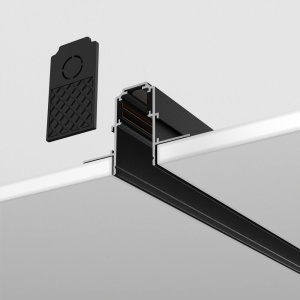 Sina magnetica incastrabila neagra Exility 1m, tavan fals de 12,5mm - Img 3