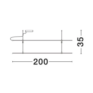 Sistem magnetic-decorativ tubular electrificat CRIMSON NVL-9190800 87886 universul-luminii.ro