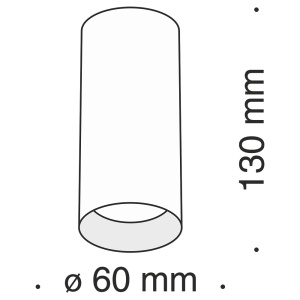 Spot aplicat Alfa negru MY-C010CL-01B 82656 universul-luminii.ro
