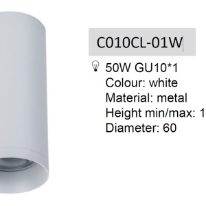 Spot aplicat de tavan/plafon Alfa MYC010CL-01W 71446 universul-luminii.ro