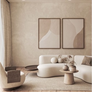 Spot aplicat design decorativ Ghips, AKU alb - Img 2