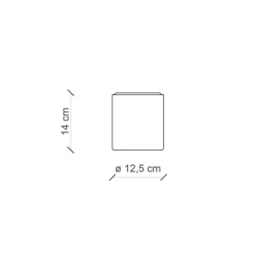 Spot aplicat design italian realizat manual din ceramica PI 216026 universul-luminii.ro
