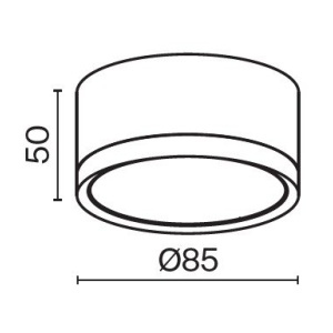 Spot aplicat design tehnic Janu negru 212656 universul-luminii.ro