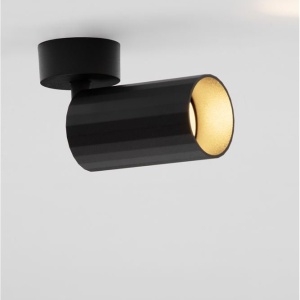 Spot aplicat design tehnic ZELOS negru 630646 universul-luminii.ro