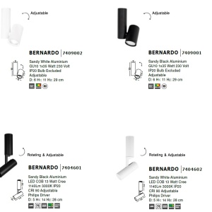Spot aplicat, directionabil BERNARDO alb NVL-7409002 - Img 4