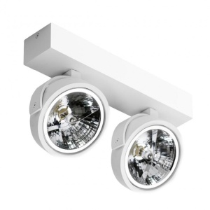 Spot aplicat directionabil JERRY 2 12V alb ZZ AZ1369 - Img 1
