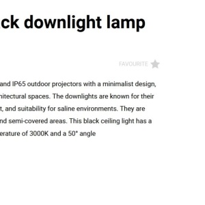 Spot aplicat LED 3000K IP65 PUK 58 negru - Img 3