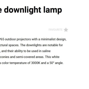 Spot aplicat LED 3000K IP65 PUK 76 alb - Img 3