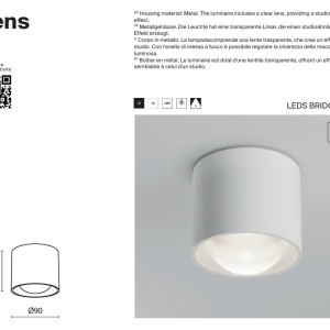 Spot aplicat LED Lens negru 3000K 15W - Img 8
