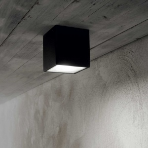 Spot aplicat modern Techo pl1 big gri 143556 universul-luminii.ro