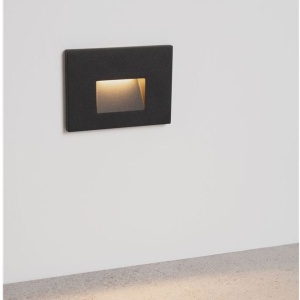 Spot aplicat perete exterior LED 3000K IP65 Pik negru - Img 2