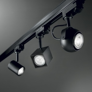 Spot directionabil pentru sina Link MOUSE TRACK NERO 229782 IDL 81906 universul-luminii.ro