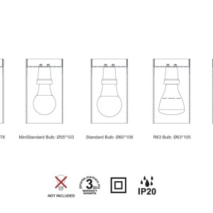 Spot E27, Accesoriu pentru sina trifazata Mantra ARUBA negru - Img 5
