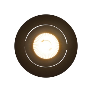 Spot incastrabil baie directionabil LED IP44 Aliki Black 133886 universul-luminii.ro