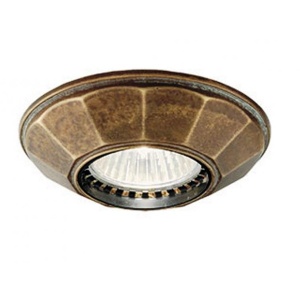 Spot incastrabil cu aspect antique brass diametru 10cm MINI 208.09.OO