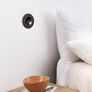 Spot incastrabil cu reader LED directionabil CLICK Black - Img 2