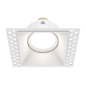 Spot incastrabil design tehnic Dot alb 11,2x11,2cm
